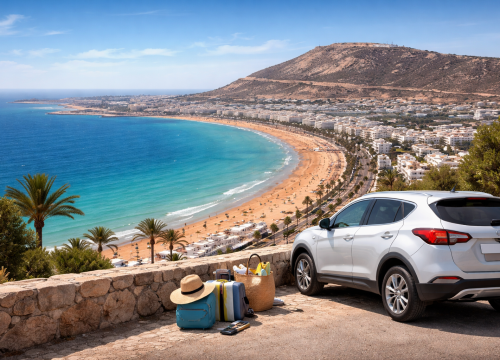 Location ensoleillée d'Agadir avec voiture