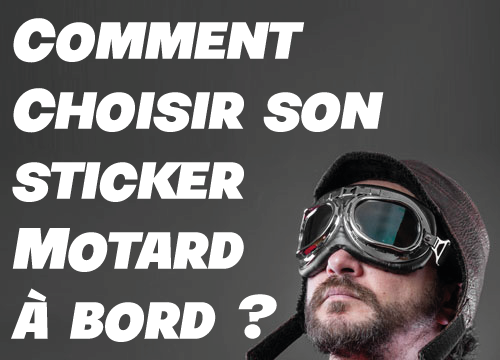 Zone stickers - autocollant motard à bord