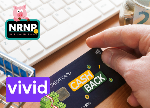 Compte bancaire vivid money et cashback