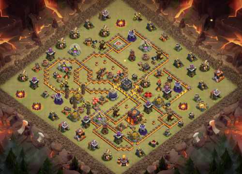 Village HDV10 clash of clans