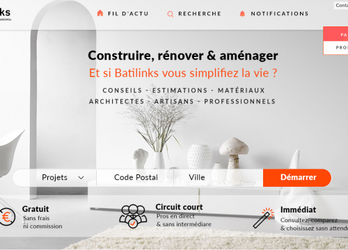 réseau social du btp BATILINKS