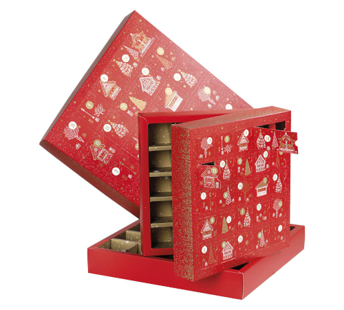 Calendrier de l'avent bougie senteurs végétales