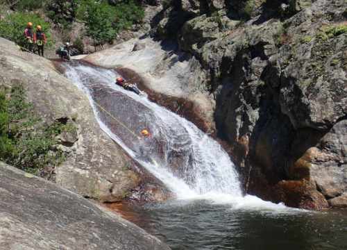 Canyoning près de Béziers au Rec grand dans l'Hérault