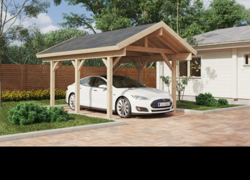 Le carport en bois