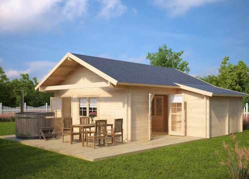 Chalet en bois habitable 40m2