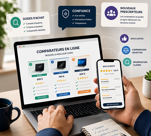 Comparateurs et guides en ligne