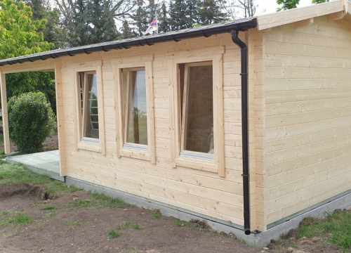 Construire un chalet de jardin en bois
