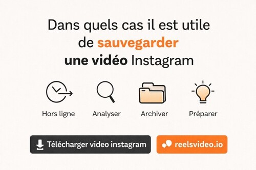 sauvegarder vidéo Instagram