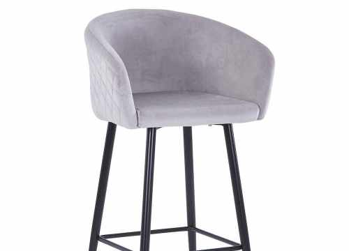 chaise de bar en velours