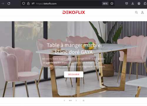 Collection Tables et Chaises DEKOFLIX.COM