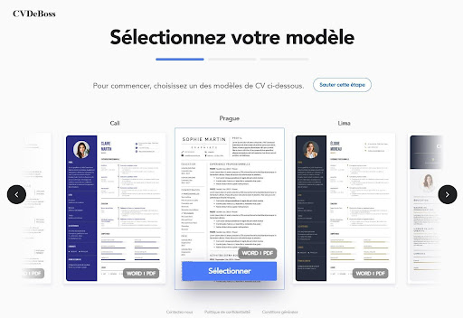Désabonnement de CVdeBoss