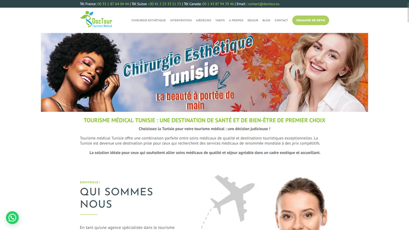 Le tourisme médical en Tunisie - séjour relooking