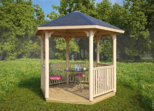 Le gazebo en bois
