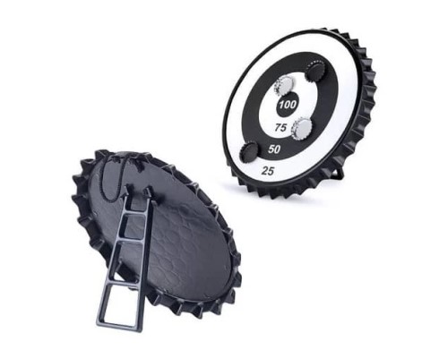 Cible magnétique à capsules pour un jeu avec la bière 