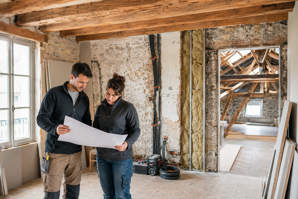 Ordre travaux rénovation maison
