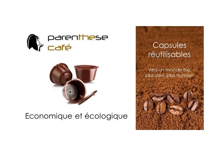 Capsules réutilisables - Engagement bio et éco-responsable