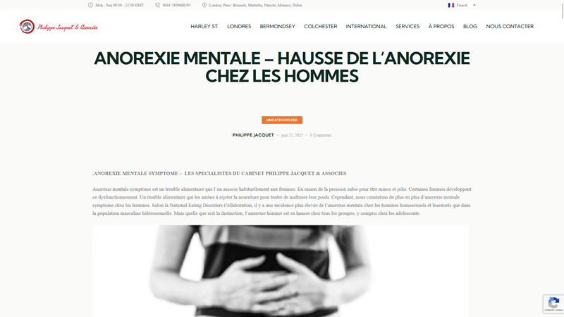 Quelles solutions pour le traitement d'anorexie mentale