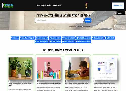 Write article, rédigez un article gratuitement