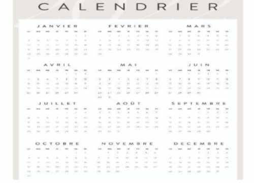 calendrier vacances scolaires