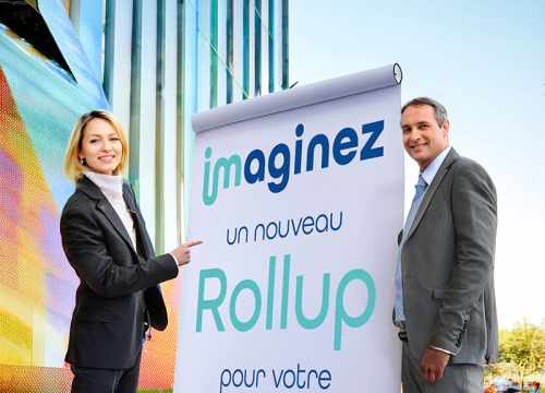 Imagisto crée un rollup publicitaire pour votre prochain salon professionnel !
