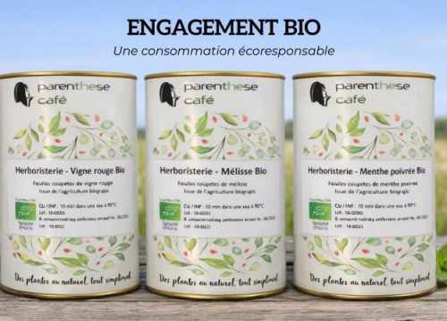 Vente directe de cafés, thés et infusions Bio