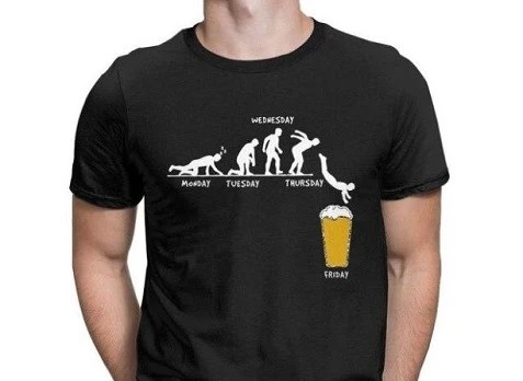Vêtements sur la bière originaux et stylés