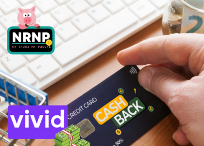 Compte bancaire vivid money et cashback