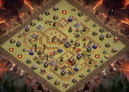 Village HDV10 clash of clans