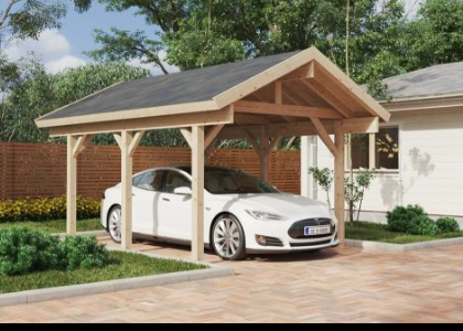 Le carport en bois