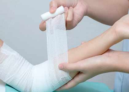 Changement de pansement post-opératoire 