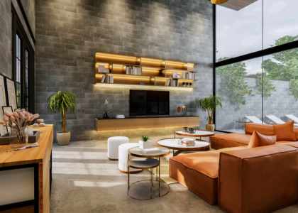  un intérieur sain et relaxant avec une décoration