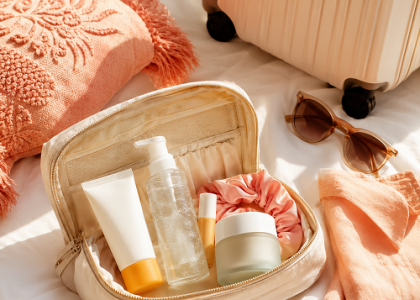 trousse skincare voyage