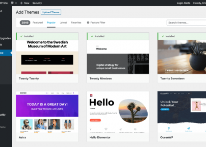 coût d'un projet sous WordPress 