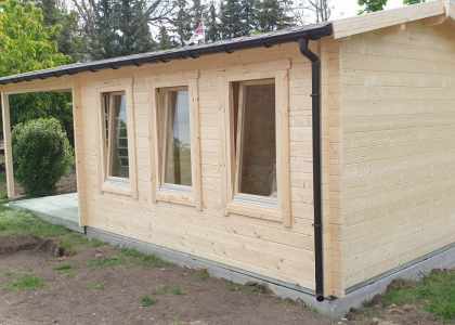 Construire un chalet de jardin en bois