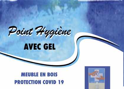 point de distribution de gel