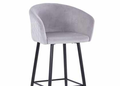 chaise de bar en velours