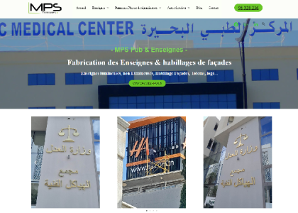 Fabrication des Enseignes & habillages de façades