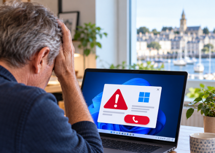 Faux support informatique Vannes : Comment reconnaître une arnaque ?