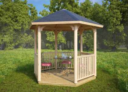 Le gazebo en bois