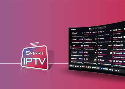 Logo de notre service IPTV proposant une large sélection de chaînes et de programmes de divertissement