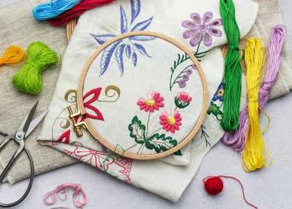 La broderie à l'aiguille