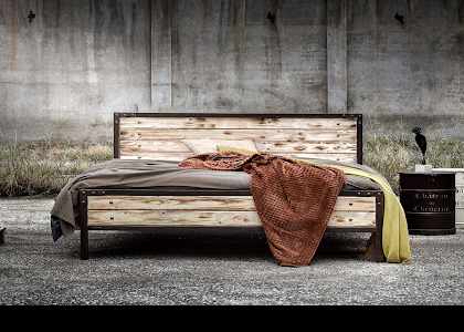 lit en fer forgé de Volcano