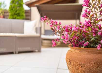 terrasse par un professionnel