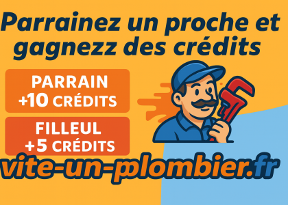 News Parrainage ViteUnPlombier