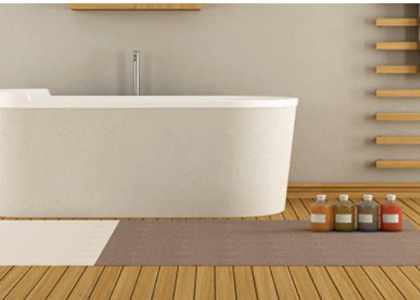 Salle de bains : choisir le bon parquet