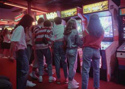 salles d'arcade des années 90