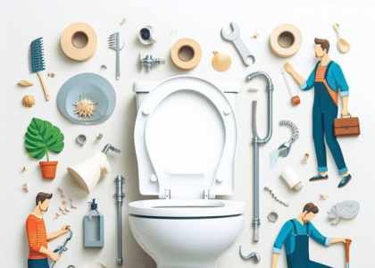 Les toilettes bouchées