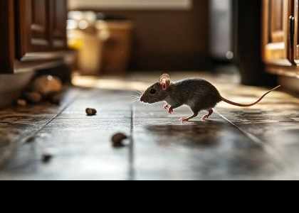 rat dans une cuisine