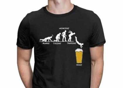 Vêtements sur la bière originaux et stylés