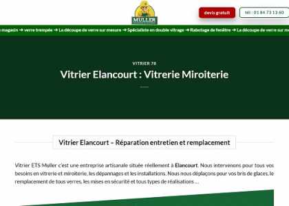Vitrier Elancourt 